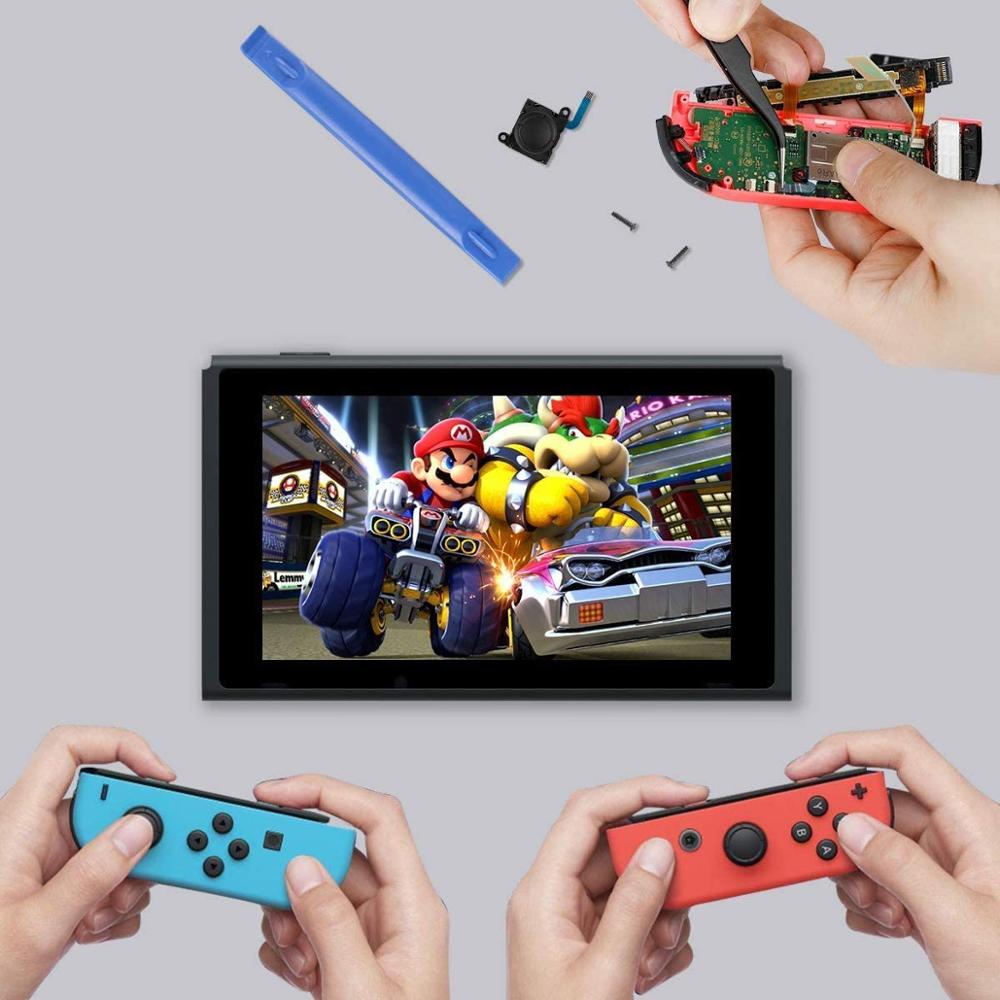 2-Pack 3D Joycon Joystick Vervanging Reparatie Kit Voor Nintend Schakelaar Vreugde-Con, professionele Onderdelen Met Analoge Joysticks