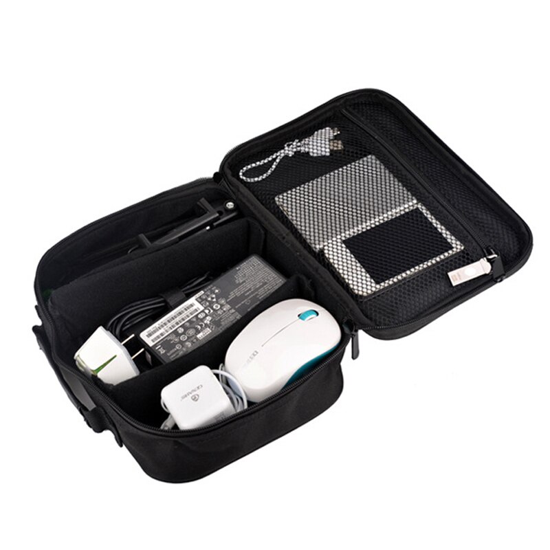Qiaqu Elektronische Accessoires Nylon Heren Reistas Organisator Voor Datum Lijn Sd-kaart Usb Kabel Digitale Apparaat Zak