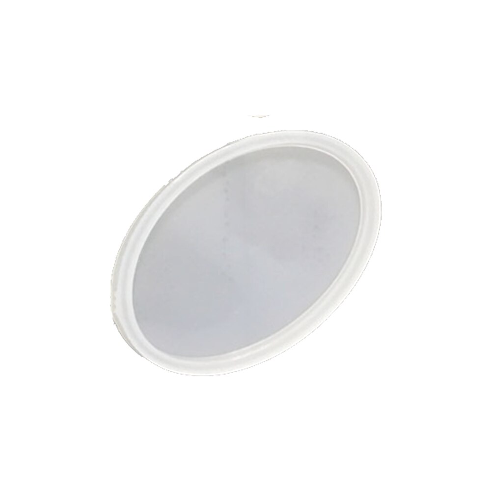 Clear Clay Molds Making Pottery Tools Ceramics Molds Polymer Clay Resin Craft Mould Round Oval Square Shaped Silicone Portable: Oval