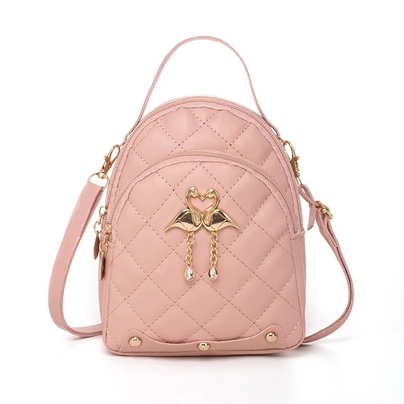 Rilibegan Damesmode Rugzak Ins Stijl Vrouwelijke Handtas Vrije tijd Mini Mode Dames Rugzakken Telefoon Packs MIni Rugzak