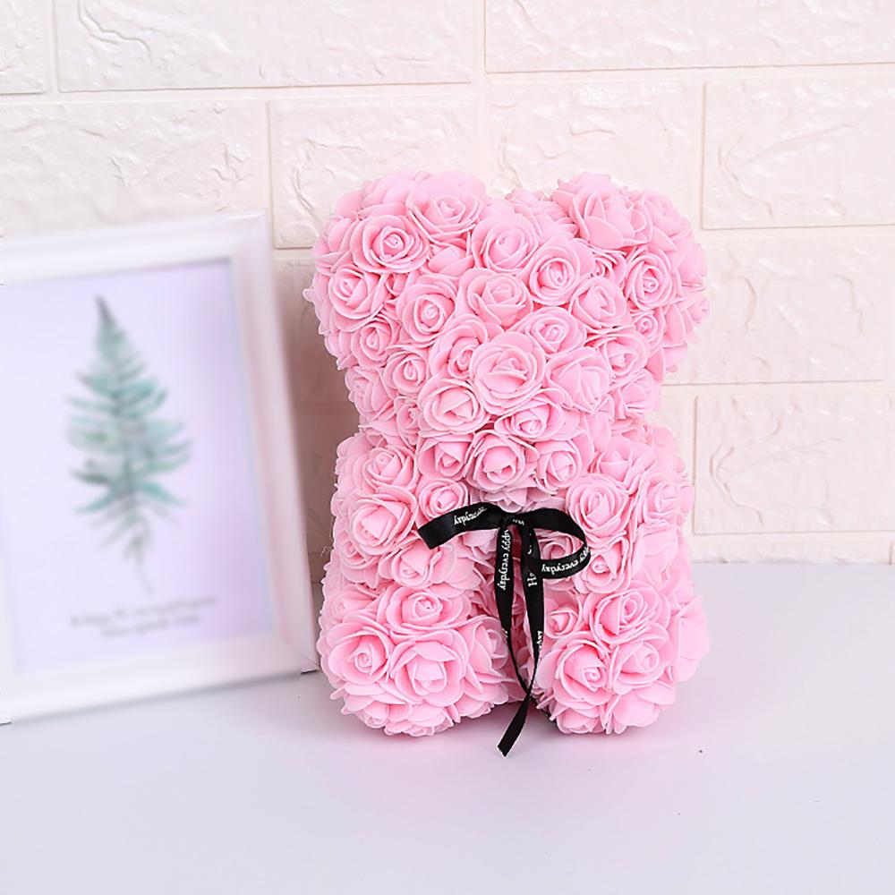 Rose Bear - Rose Teddy Bear on Every Rose Bear -Flower Bear Perfect for Anniversary's,Rose Bear, Mothers, Rose Teddy Bear