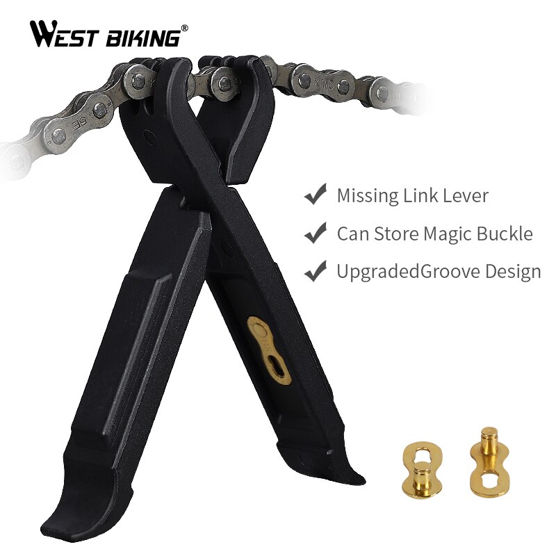 WEST BIKING Bike Tire Lever Cycling Master Link Chain Pliers Multifunctional Repair Tools Bicycle Accessories Missing Link Lever