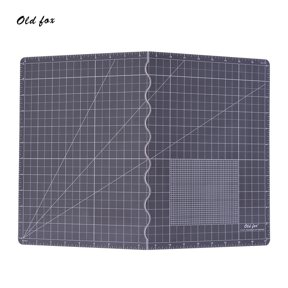 Opvouwbare Snijmat 17.8*11.9 Inch Duurzaam Antislip Pvc Board Vouwen Self Healing Mat Voor Snijden Quilten naaien Scrapbooking