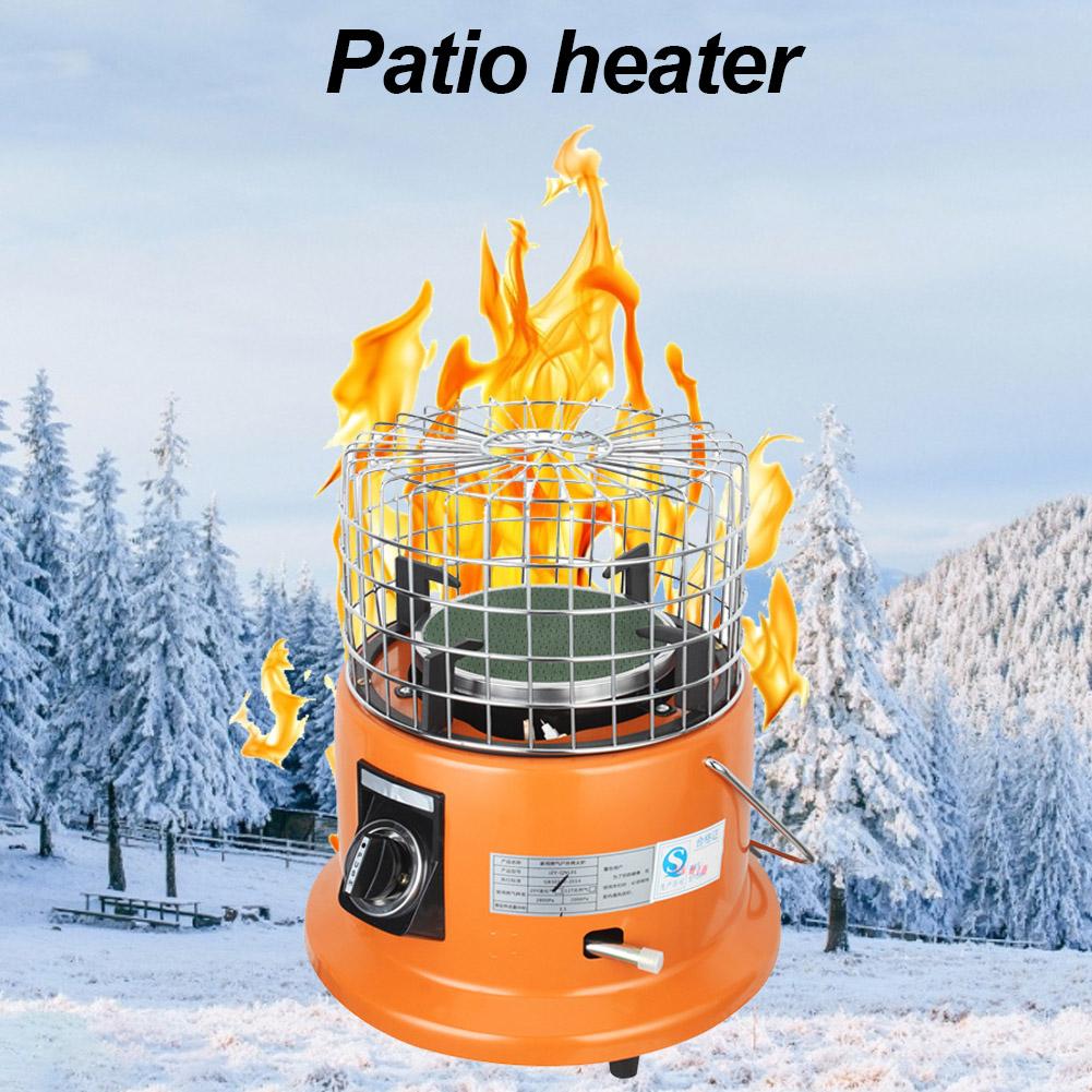 2800pa Portable Gas Heater Up To 3.7kw Camping Stove Tent Gas Heater Pulse Ignition Outdoor Gas Heating Fishing Hiking Supplies