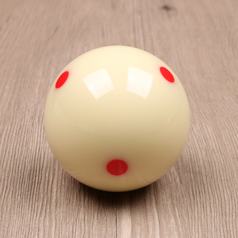 Cue Ball with 6 Red Dots Standard Pool-billiard White Cue Training Ball