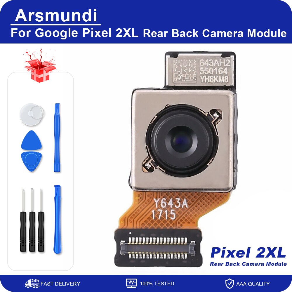 Voor Google Pixel 2 Xl 2XL Rear Big Back Camera Module Vervanging Deel