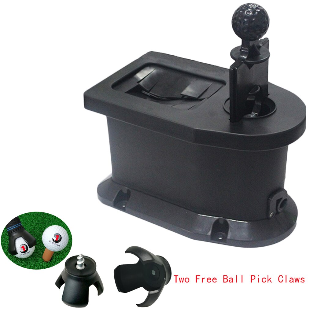 Golf Ball Club Washer Cart Mount Shaft Groove Cleaner & Ball Retriever