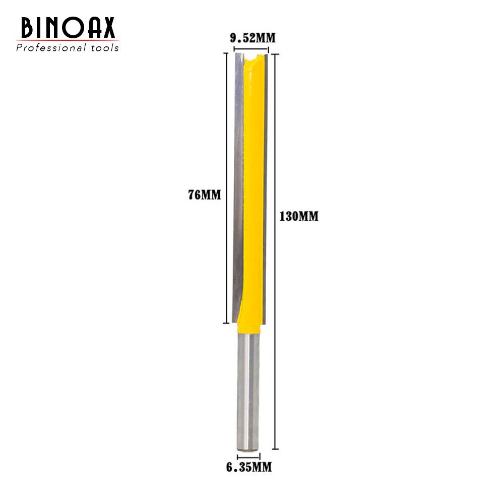 Extra Long Flush Trim Router Bit - 1/4" Shank: 76mm