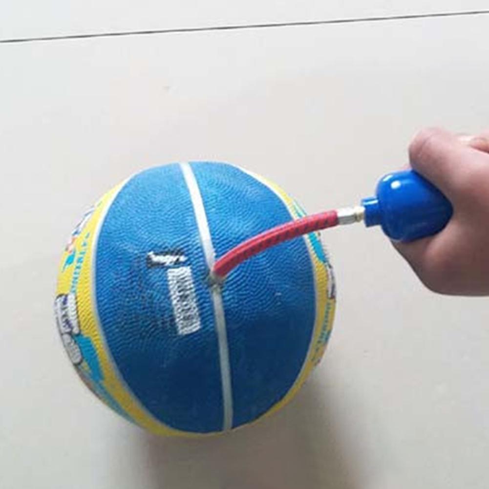 Mini Inflator Plastic Football Soccer Inflatable Ball Hand Air Pump Soccer Basketball Inflator Needle Soccer Balls Portable Pump