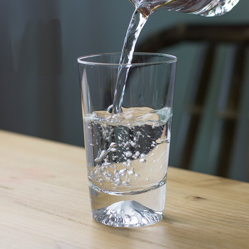 4 stk mountain rocks glass whisky glass collins glass håndblåst gammeldags drikkeglass sett  of 4