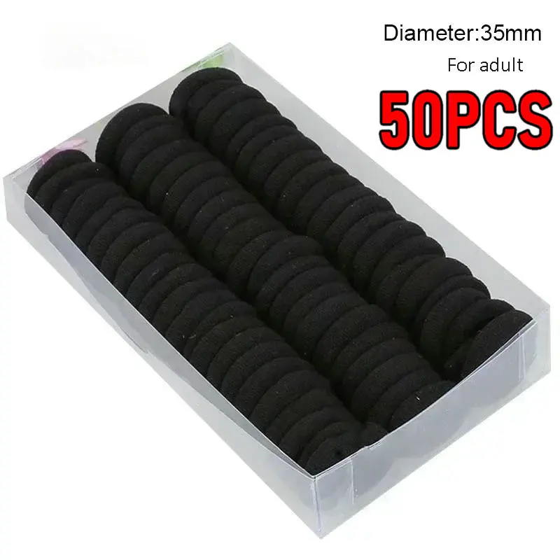 Conjunto de bandas para el cabello básicas para mujeres y niñas, diadema elástica de colores sólidos simples, lazos para el cabello, accesorios para el cabello, soporte para cola de caballo: Lavanda