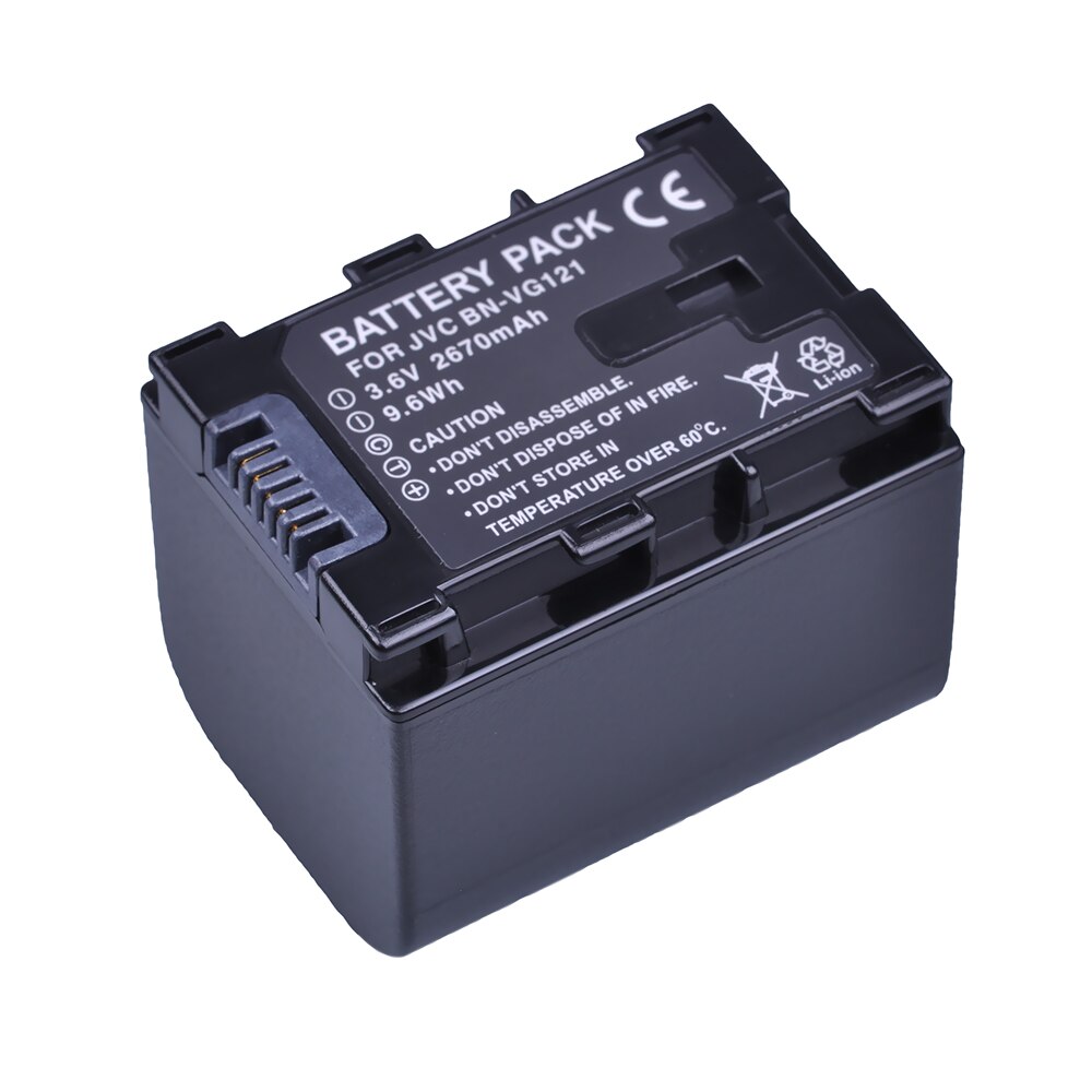 Batteria per JVC BN-VG121 batteria, BN-VG121U, BN-VG121noi, BN-VG138, BN-VG138U, BN-VG138noi, BN-VG107, BN-VG107U,BN-VG114