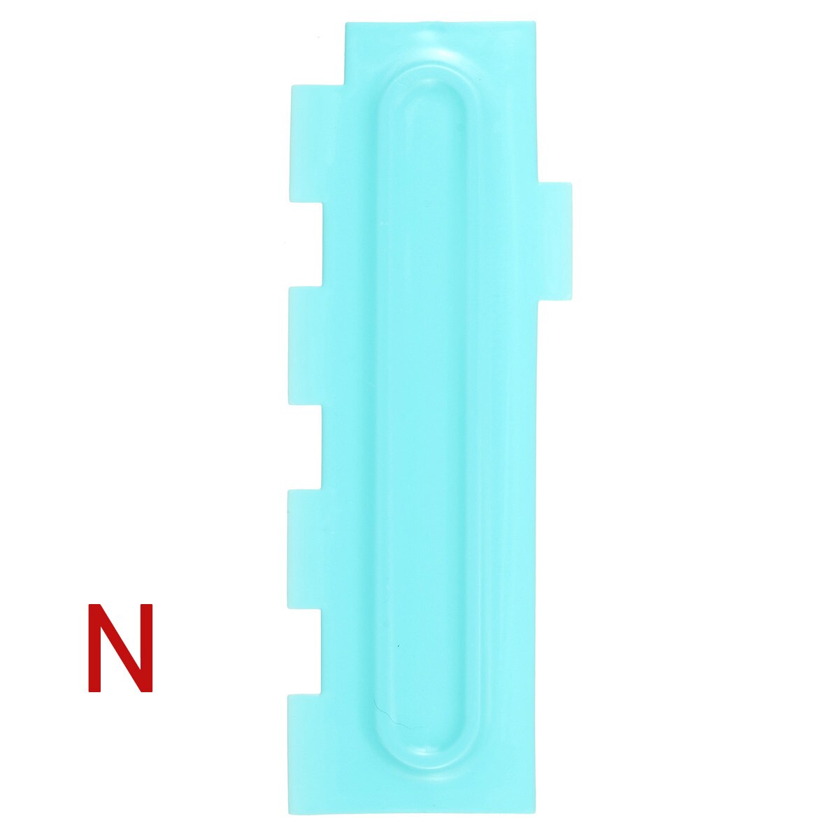 Cake Decorating Comb Cake Scraper Icing Smoother Plastic Confectionery Pastry Spatula Baking Tools for Cake Shop Home Bakeware: N