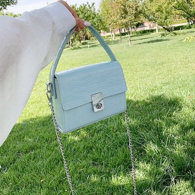 carré femmes sacs à bandoulière sacs à main de créateur chaînes de luxe alligator sac à bandoulière dame petit rabat sac à main femme sac