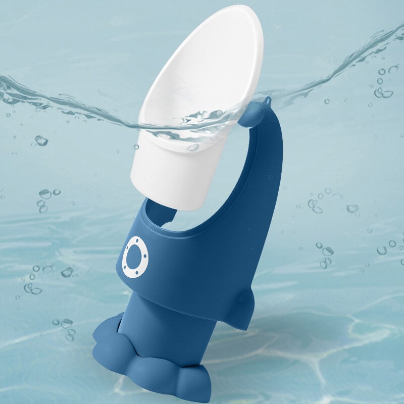 Kids Potty Toilet Urinal Pee Trainer Wall-Mounted Toilet Pee Trainer Children Baby Boy Bathroom Rocket Urinal