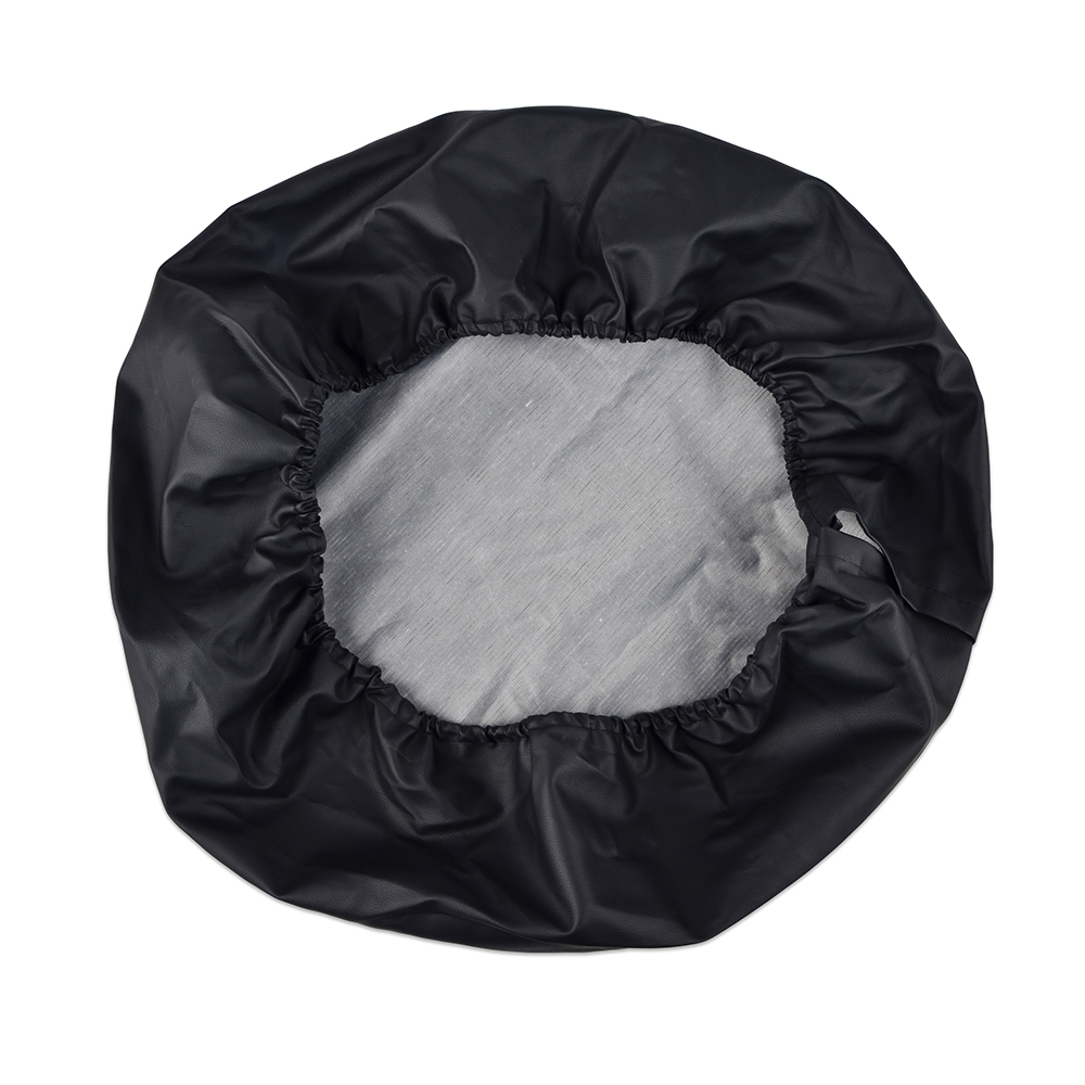 Noir pour 15 "roue de secours pneu couverture robuste vinyle universel Fit Cars