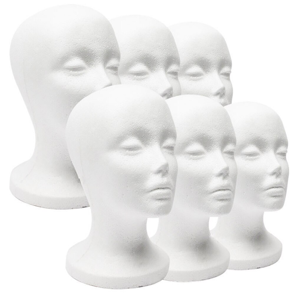 53*26cm Female Foam Mannequin Head Model Hat Wig Jewelry Holder Shop Display Stand Rack