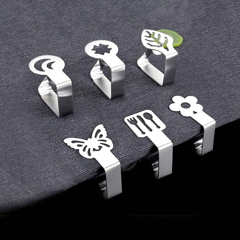 Tablecloth Clip Wedding Round Tablecloth Clamp Holder DIY Party Craft Table Decor Accessories Stainless Steel Table Cloth Grip