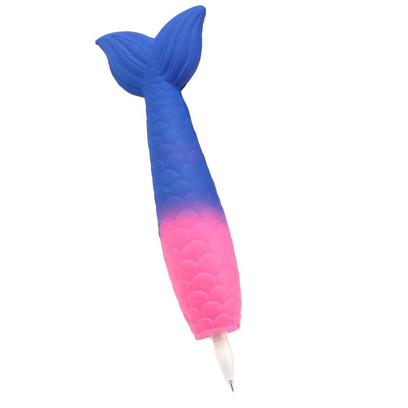 Gatto Kawaii Unicorno Cappuccio Della Penna Squishy Lento Aumento Della Matita Del Supporto Morbido Giocattolo di Compressione Alleviare Lo Stress Regalo di Natale antistressToy per I Bambini: MERMAID