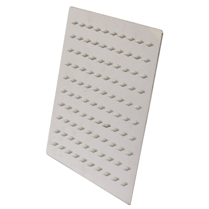 Regndusjhode rustfritt stål ultratynne dusjhoder 20 x 20cm 8 tommers firkantet regndusj dårlig topp tynn sprøyte
