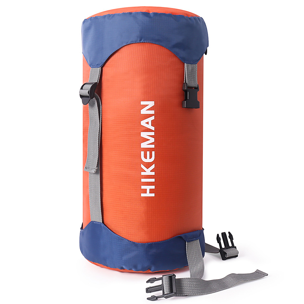 HIKEMAN Compression Sack Sleeping Bag Stuff Sack Water-Resistant &amp; Ultralight Outdoor Storage Bag for Camping Hiking Backpacking: Orange S