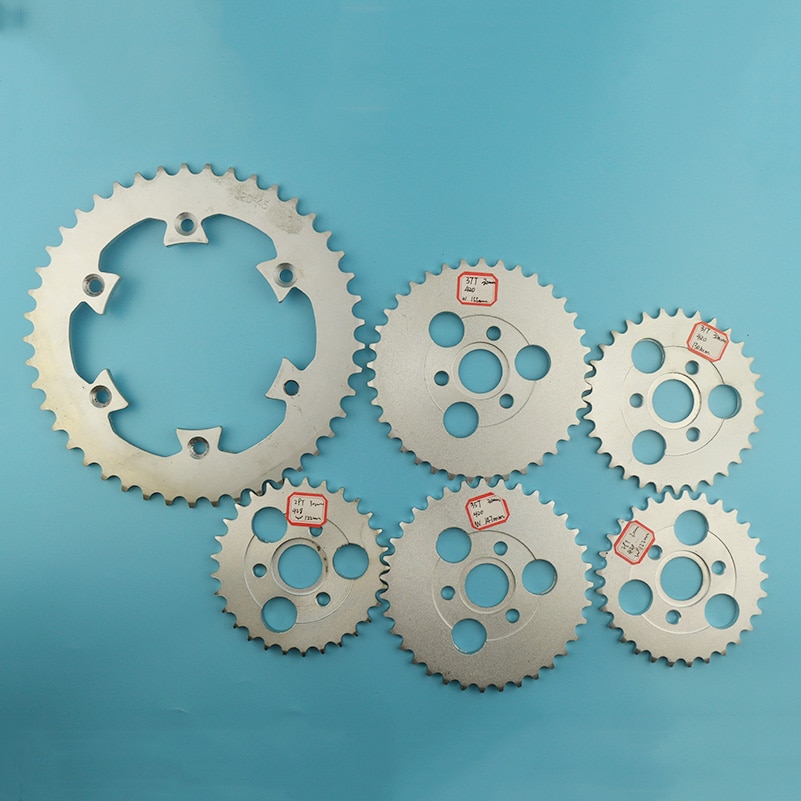 420/428/520 chain 29t/31t/35t/37t/43t/45t tooth 30/125mm Monkey Bike Rear Drive Chain Sprocket