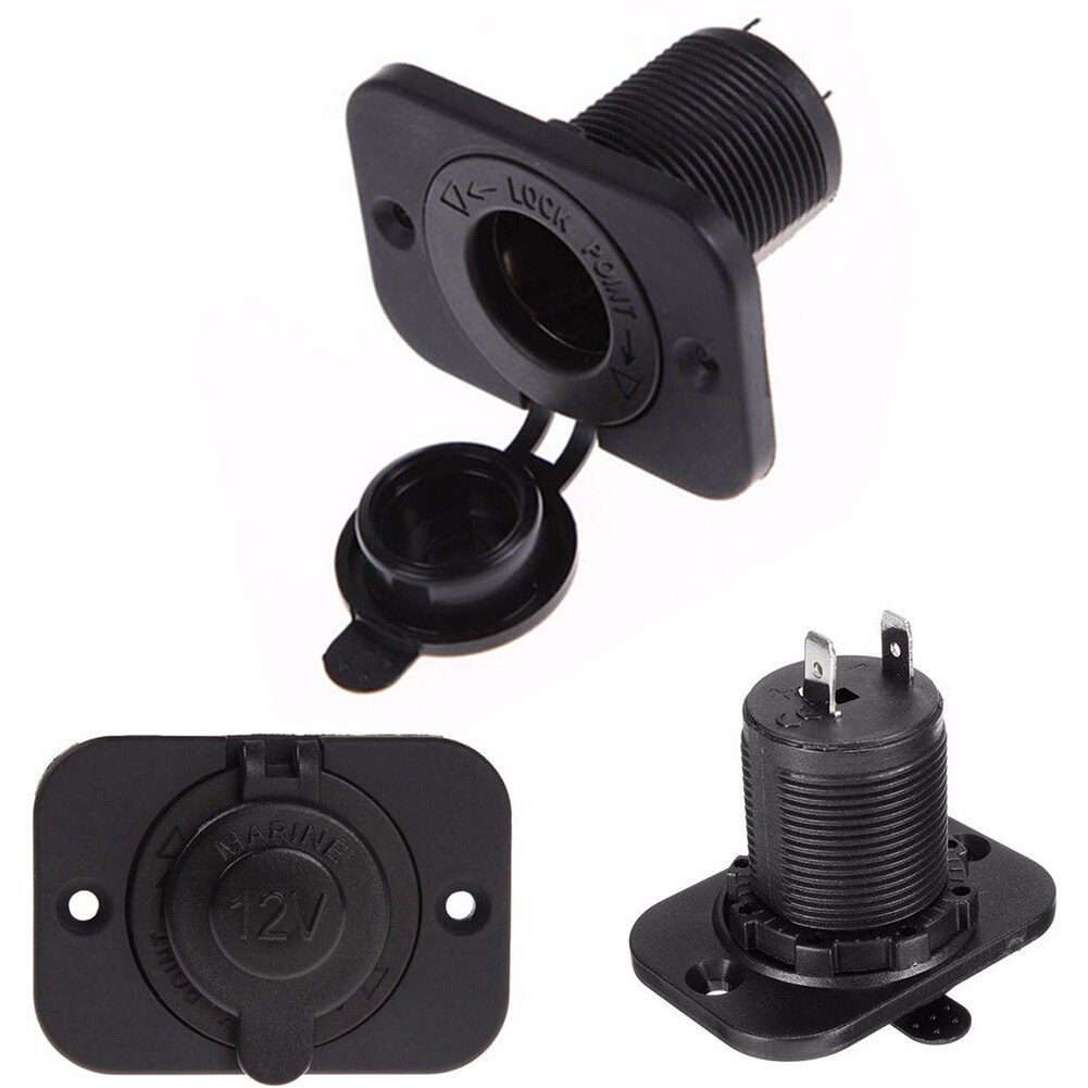 12V 24V Outlet Auto Motorboot Aansteker Stopcontact Socket Mini Waterdichte Cover Tool Anti-Vlam Vrouwelijke Auto power Plug