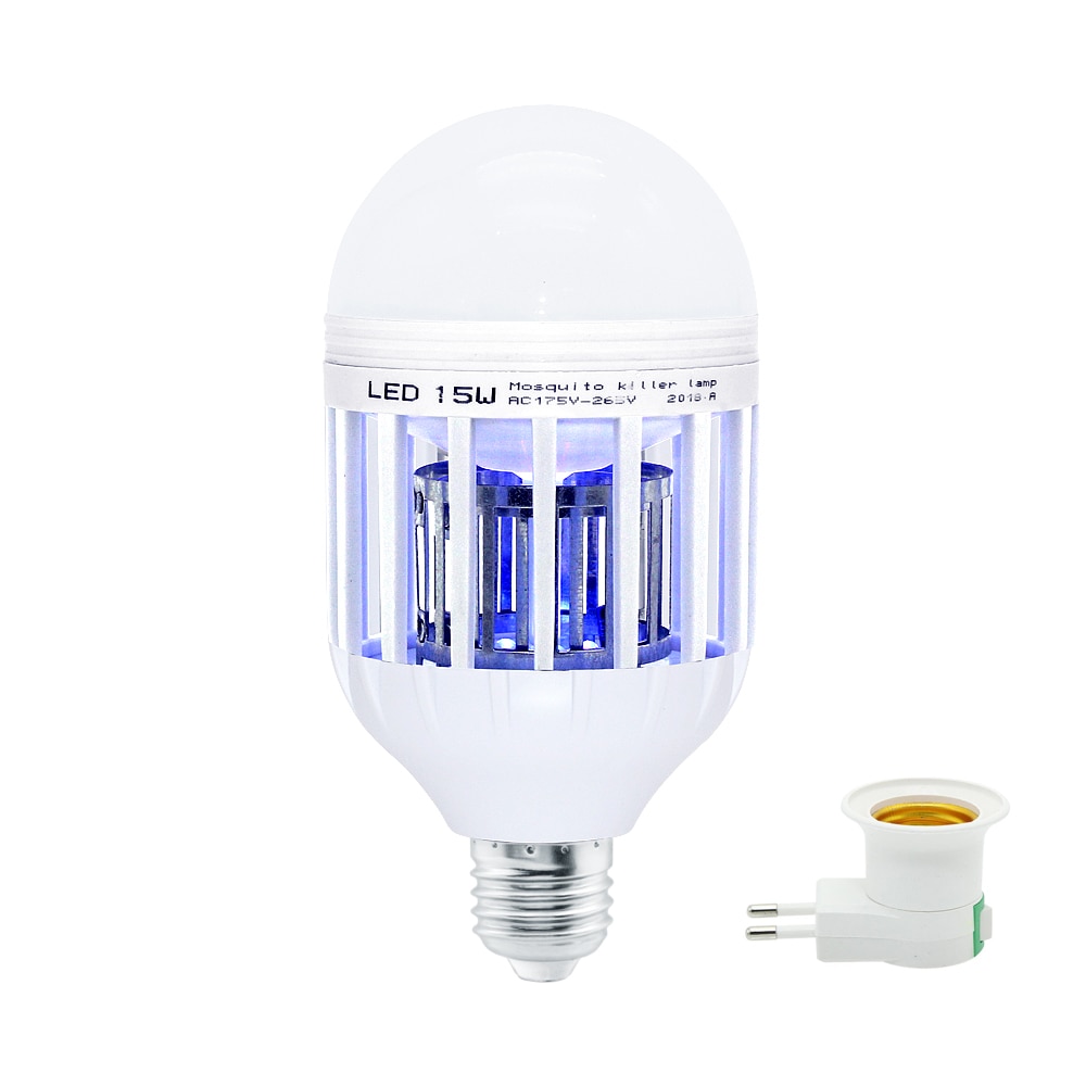 15W Led Muggen Killer Lamp Ac 220V E27 Lampen Home Verlichting Slaapkamer Elektronische Anti-Mug Lichten