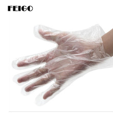 FEIGO 100 Uds guantes desechables respetuosos con el medio ambiente, guantes de plástico de alimentaria para la limpieza de alimentos, accesorios de cocina diaria F771