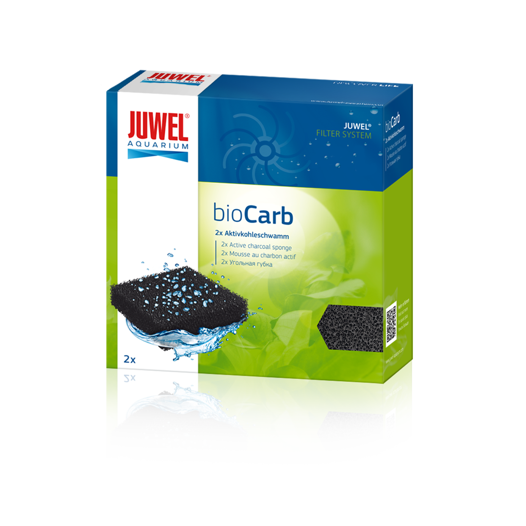 Original JUWEL Filter Media Poly Pad Carbon Sponge Nitrax bioPlus coarse bioPlus fine: S / black