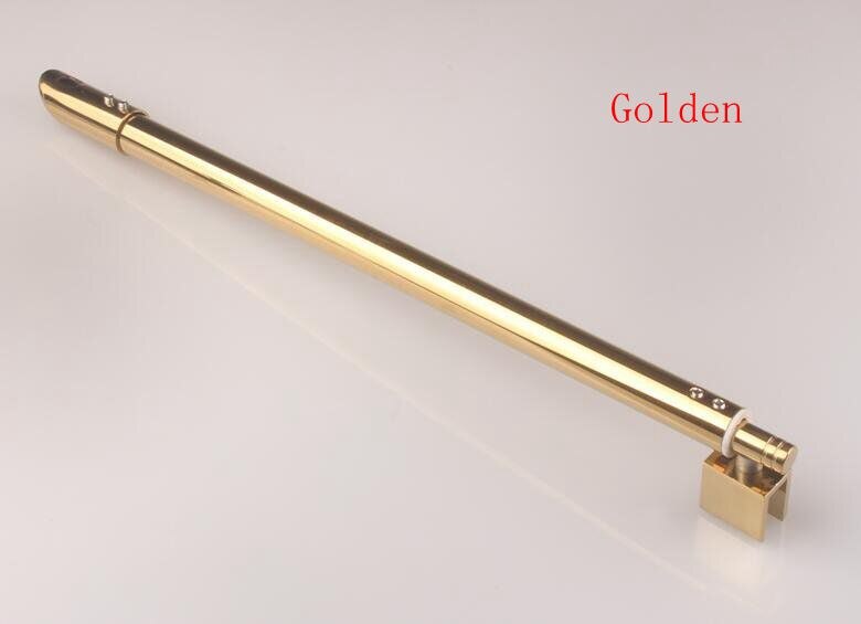 1PCS Stainless steel Shower Glass door fixed rod/clip,Bathroom glass support bar,length 30/40/50/60/70cm(DG1451): Bronze