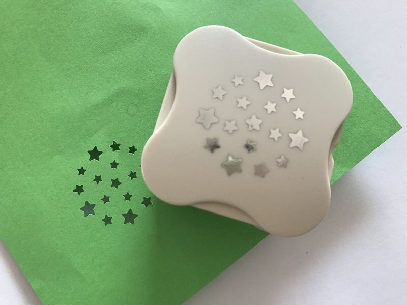 Gratis skepp 1.5 tums stjärnform var som helst punch papper stämplar scrapbooking stansare hantverk punch hålslag för gör-det-själv
