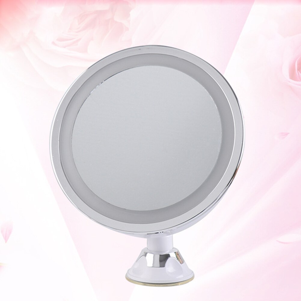 Round Makeup Vanity Mirror LED Portable Cosmetic Mirrors for Home Tabletop Bathroom Shower Beauty Tools EK