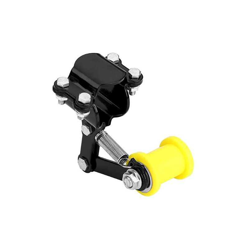 Universal Motorcycle Moto Bike Chain Tensioner Chain Adjuster on Roller Tools Modified Adjust for Dirt Pit Bike ATV Motocross: Black