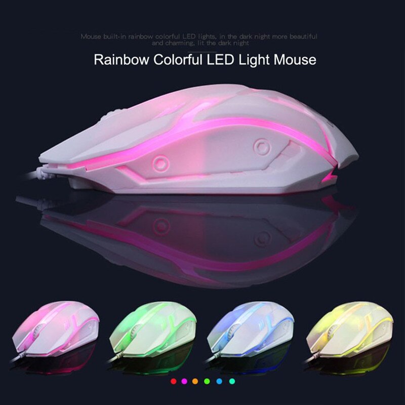 Luminous Game Suspension Metal Ergonomic Keyboard Mouse Combos Notebook Desktop Mechanical Feel Gaming Keyboard and Mouse