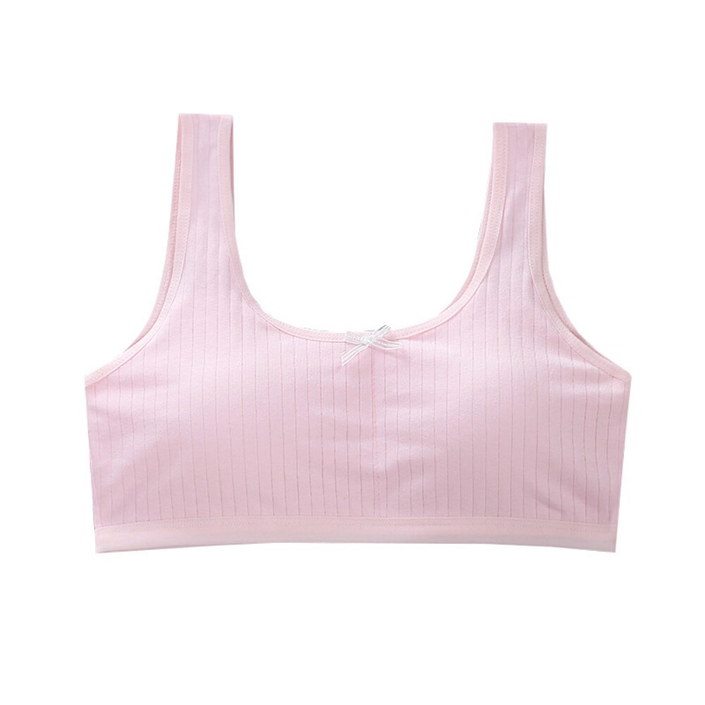 Intimo per bambini in cotone reggiseni per ragazze reggiseni imbottiti morbidi traspiranti per adolescenti reggiseni per ragazze