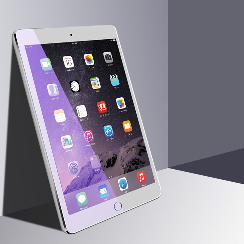 Anti-Luz Azul de cristal templado para iPad 10,2 pulgadas Mini 5 4 Protector de pantalla de tableta de cine para el iPad Pro 10,5 Air2 borde curvo de vidrio