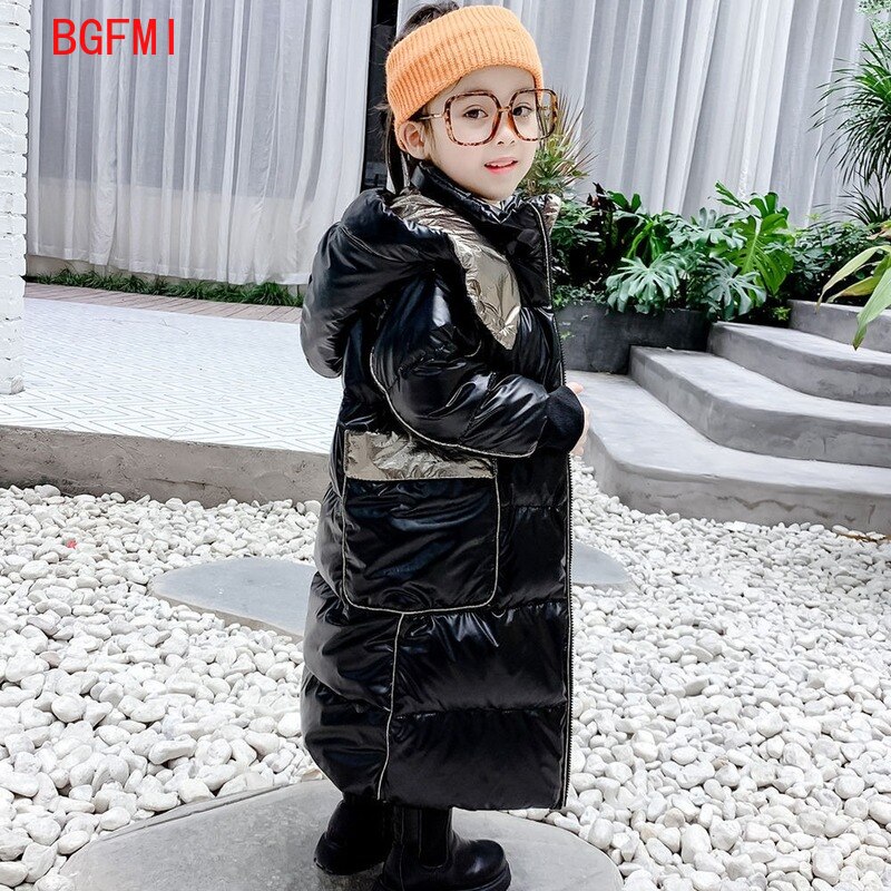 2022 Jongens Meisjes Gewatteerde Jassen Tiener Winter Kleding Casual Water Proof Winddicht Warm Houden Katoen Mid-Lengte Kids Geul jas