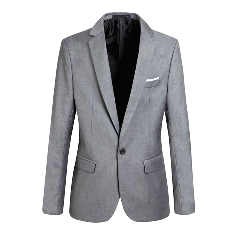 Brand Blazer British's Style casual Slim Fit suit jacket male Blazers men coat Plus Size 6XL CGU 88: Gray / 5XL