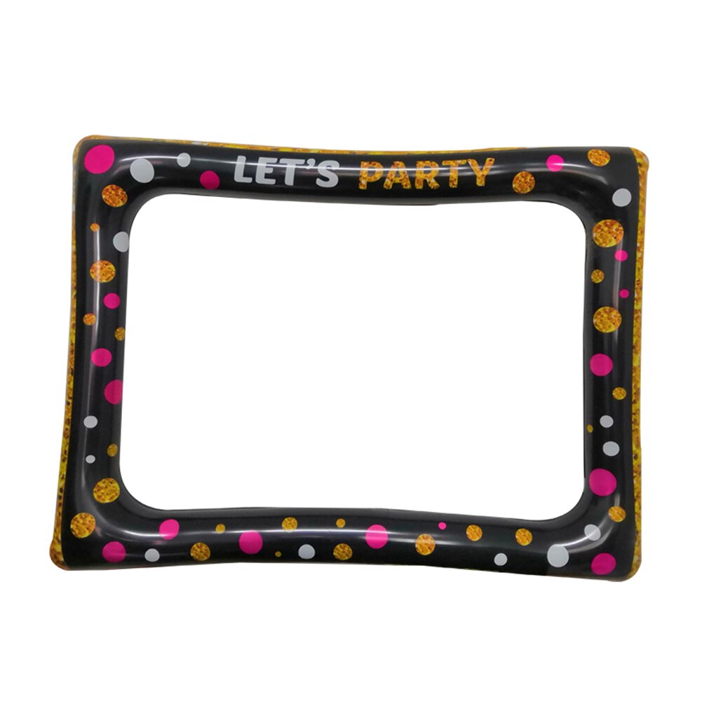 Cadre gonflable accessoires de cabine Photo Selfie cadre Photo fournitures de fête pour anniversaire douche nuptiale bébé douche mariage carnaval