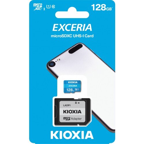 Kioxia 128Gb Exexsmicro Sdxc UHS-1 C10 Mb/Sn Geheugenkaart LMEX1L128GG2