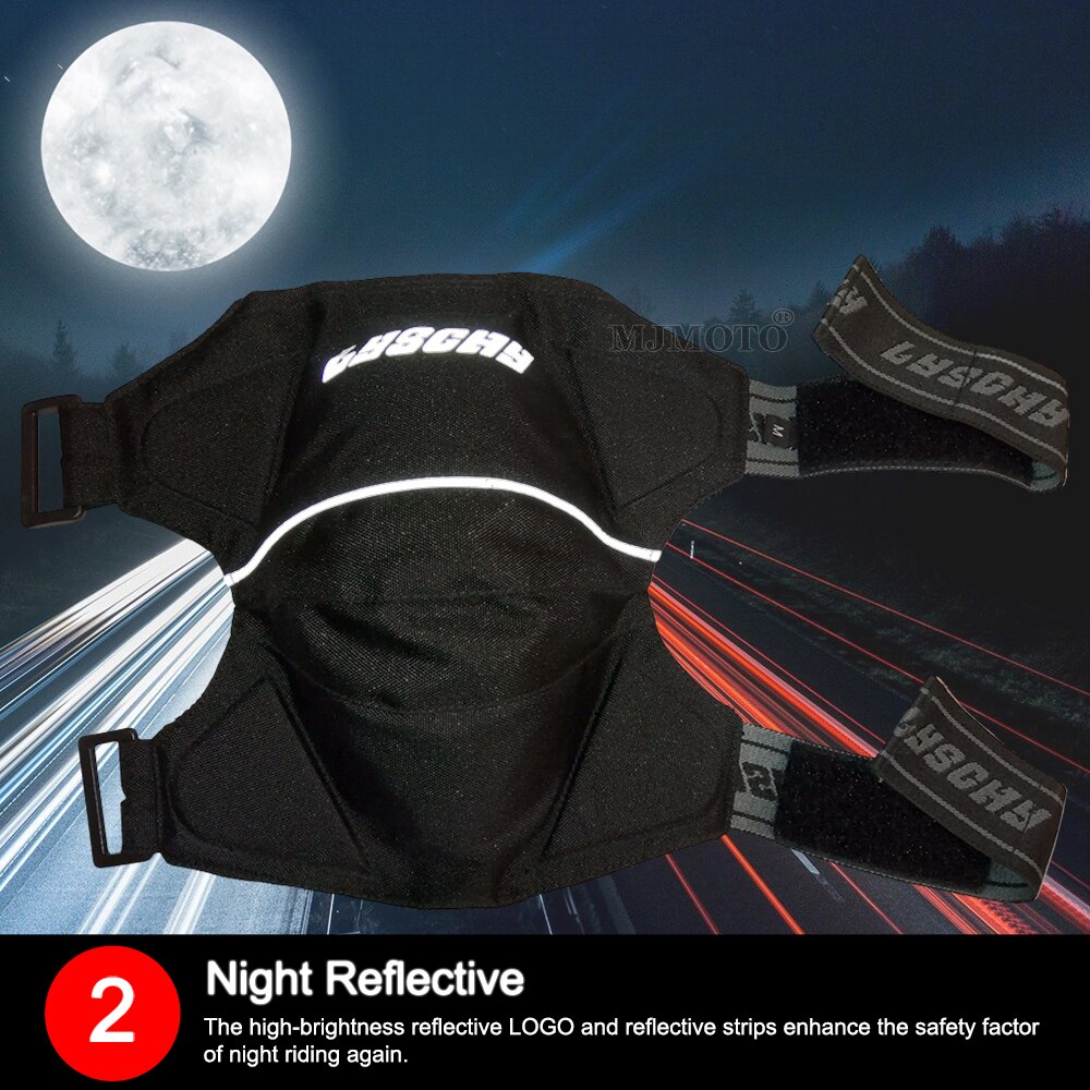 LYSCHY letnie motocyklowe ochraniacze na kolana wioślarz MTB skuter orteza stawu skokowego motocykl CE ochronny sprzęt mężczyźni na wolnym powietrzu Sporty Kneepads