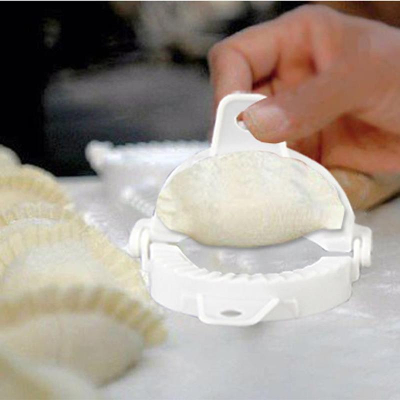 Keuken Gereedschap Knoedel Jiaozi Maker Tool Apparaat DIY Knoedel Mal Hand Knijpen Dumplings Map Dessert Mold Maker Gereedschap
