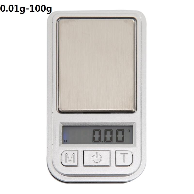 500g/0.01g Digital Multi-function Food Kitchen Scale Postal Food Balance Measuring Weight Kitchen LED Electronic Scales: 100g 0.1g G