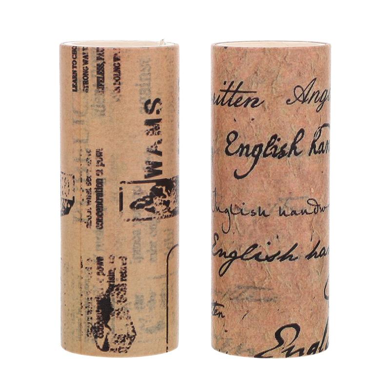 2 rollos de cinta Vintage antigua, cinta decorativa ancha clásica para álbum de recortes, libro de recortes y pegatinas de papel: a