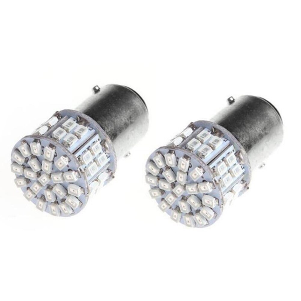 2 stks Extreem Super Heldere LED Vervanging Lampen voor Knipperlichten Backup Verlichting Stoplights (1157, dubbel Contact BAY15D)
