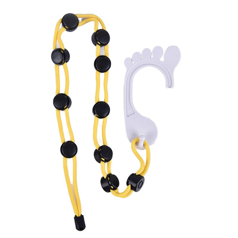 Organizer skarpety ubrania wiszące narzędzia słomiane skarpety przechowywanie czyszczenie narzędzie pomocnicze suszenie wieszaki robić przechowywania skarpet: żółty