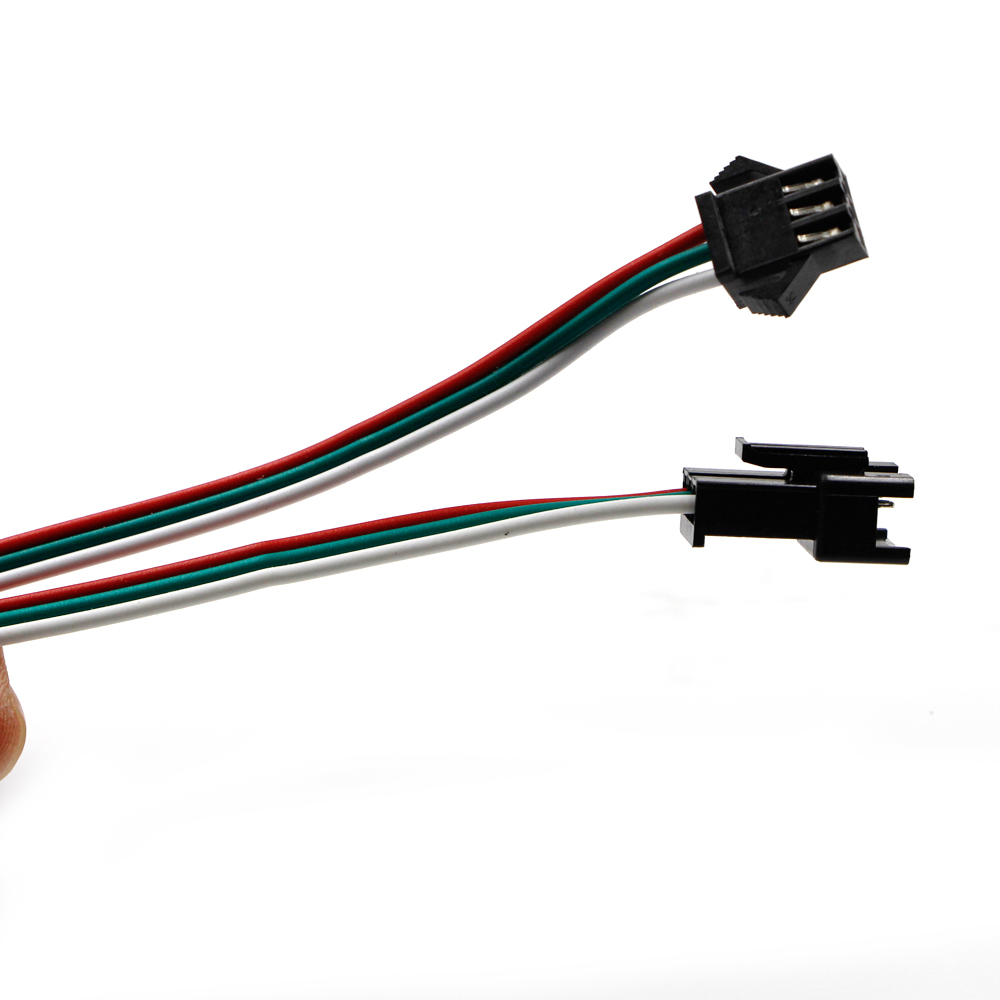 1to2 Splitter SM JST Male Female Connector Wire Cable 2pin 3pin 4pin 5pin for DC 5-24V rgb cct RGB RGBW LED Strip Light