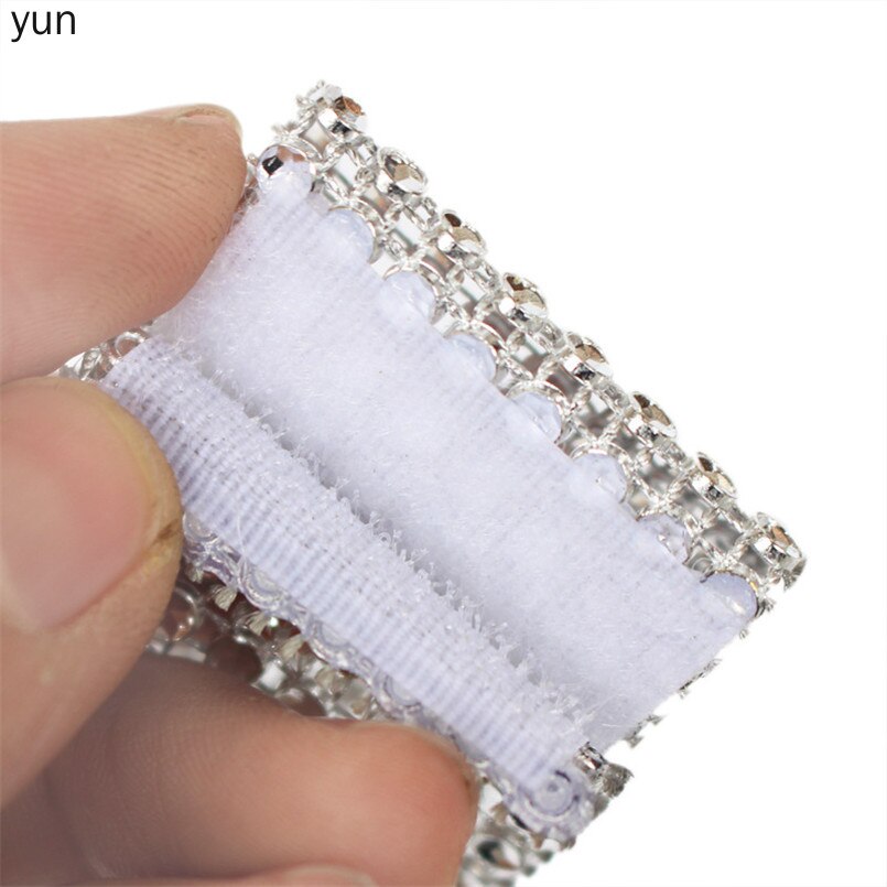 50 Uds. Y sillas para servilletas de anillos, hebillas Multicolor para decoración de fiestas, eventos, artesanías, lazos de diamantes de imitación, soporte hecho a mano, suministros de boda 8Q
