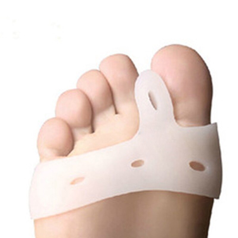 20 paar Zachte Flexibele Teen Valgus Correctie Gel Separator Siliconen Bunion Spalk Spacer Harmmer Teen Spacer Orthese